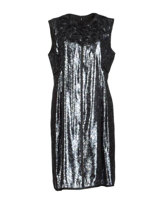 Marc Jacobs Black Mini Dress Silk, Polyester