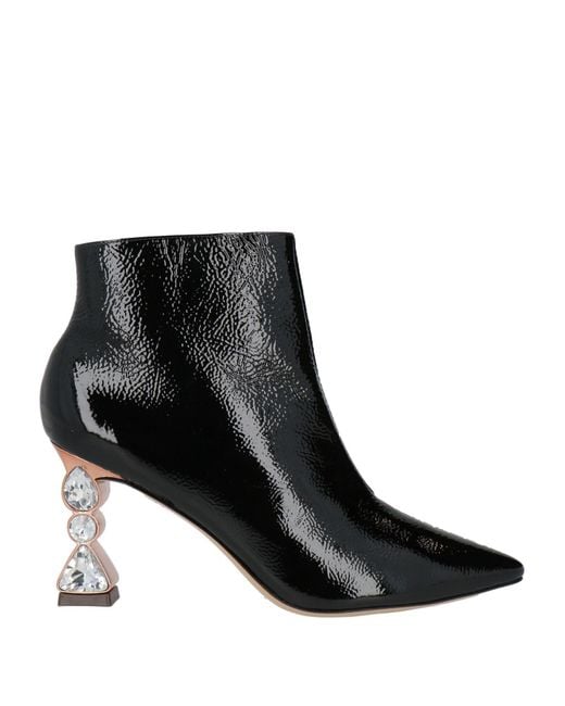 Sophia Webster Black Ankle Boots Leather