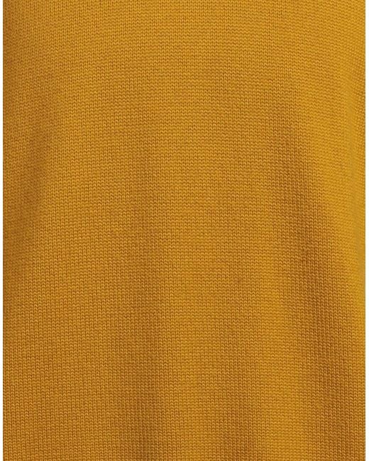 Alpha Studio Yellow Mustard Turtleneck Merino Wool for men