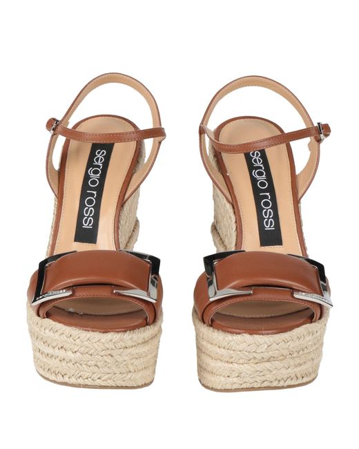 Sergio Rossi Natural Espadrilles