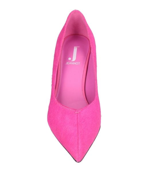 Jeannot Pink Fuchsia Pumps Leather