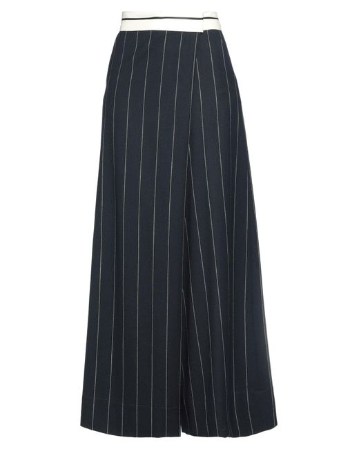 Co.Go Blue Midnight Pants Virgin Wool, Elastane, Silk
