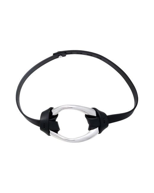 Collier Jil Sander en coloris Black