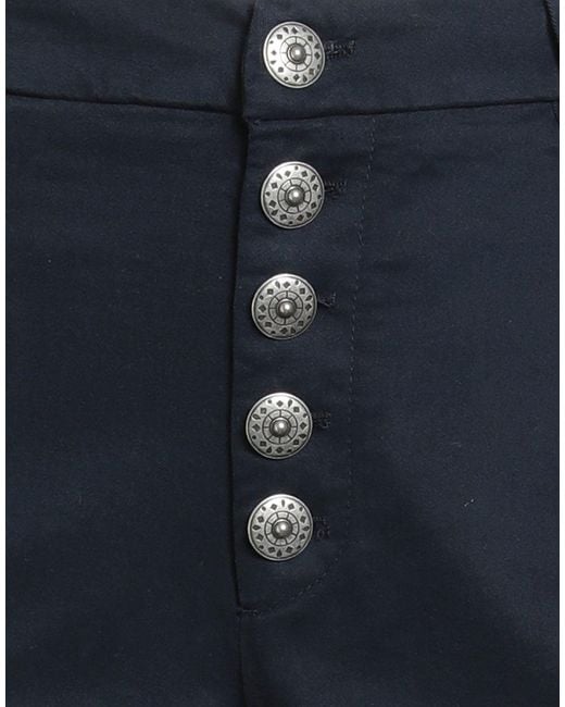 Dondup Blue Midnight Pants Cotton, Elastane