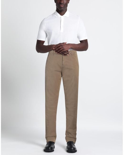 Mp Massimo Piombo Natural Trouser for men
