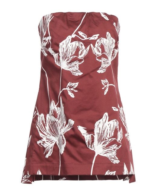 Liviana Conti Red Top Cotton, Elastane
