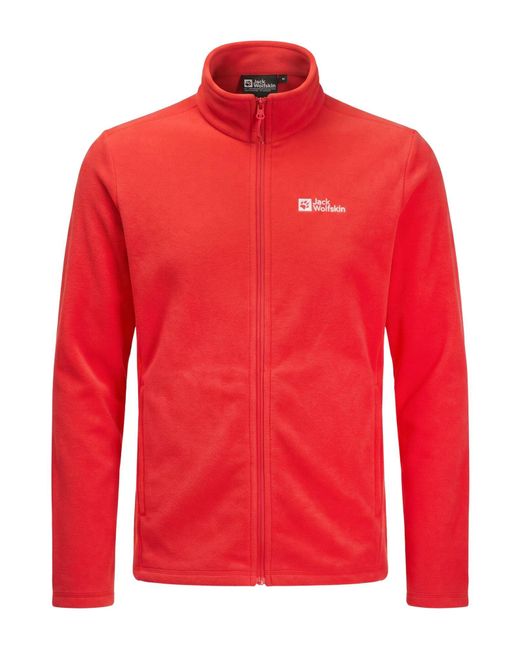 Jack Wolfskin Red Sweatshirt Polyester for men