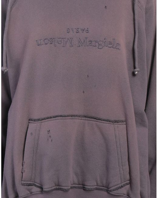 Maison Margiela Purple Sweatshirt Cotton