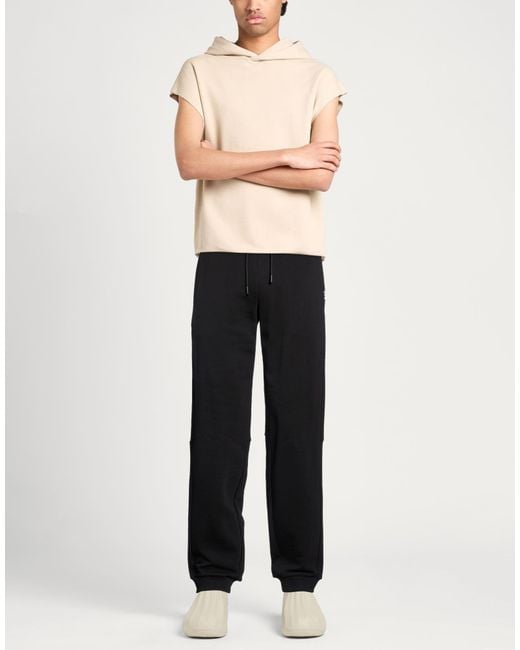 EA7 Black Pants Cotton for men