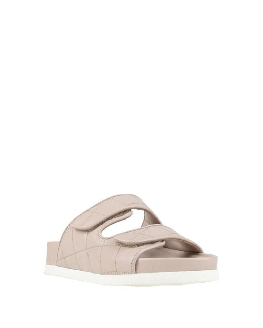 Ennequadro White Sandals Leather
