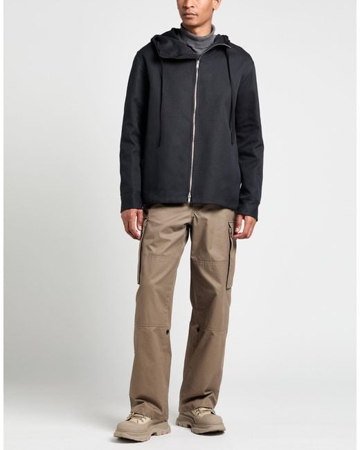 Jil Sander Black Jacket Cotton, Silk for men