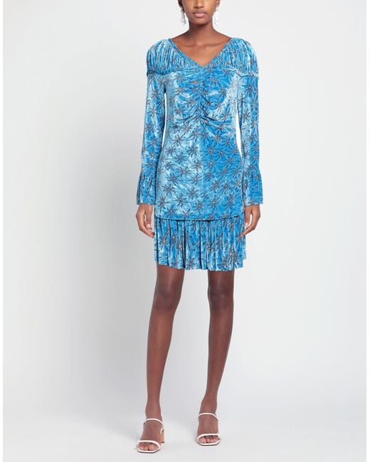 Rabanne Blue Mini Dress