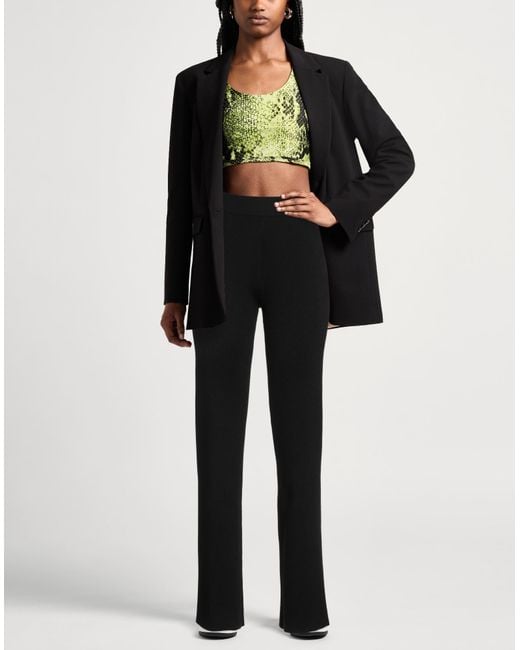 4giveness Black Pants Viscose, Polyester, Polyamide