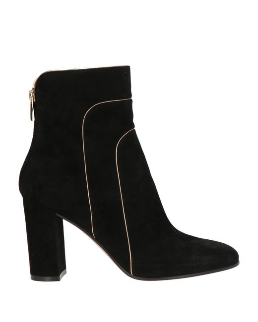 Gianvito Rossi Black Ankle Boots Leather