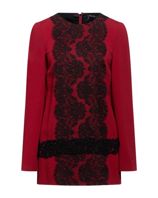 Dolce & Gabbana Red Top Viscose, Acetate, Nylon, Elastane