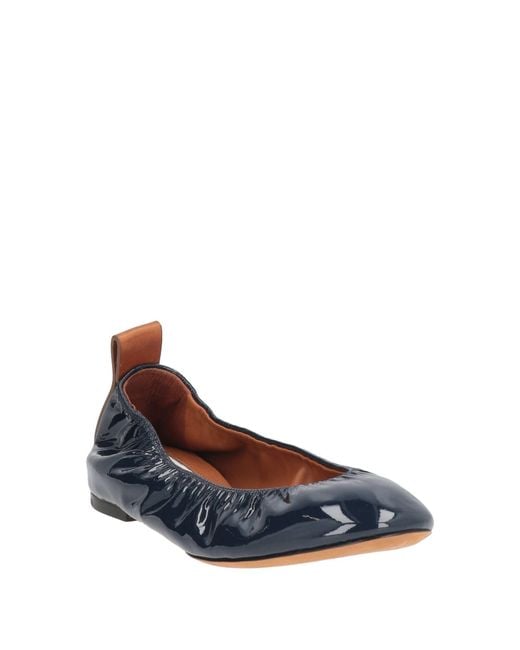 Lanvin Blue Ballet Flats