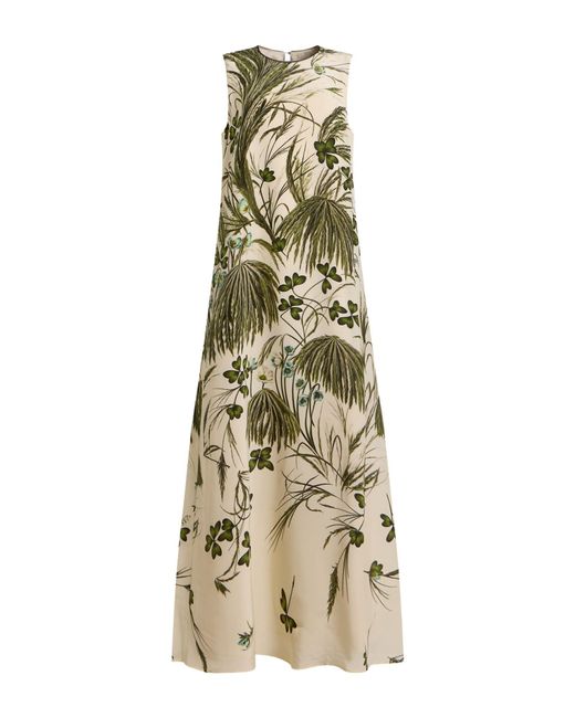 F.R.S For Restless Sleepers Natural Maxi Dress Viscose, Silk