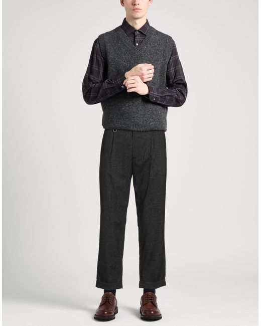 Paolo Pecora Gray Trouser for men