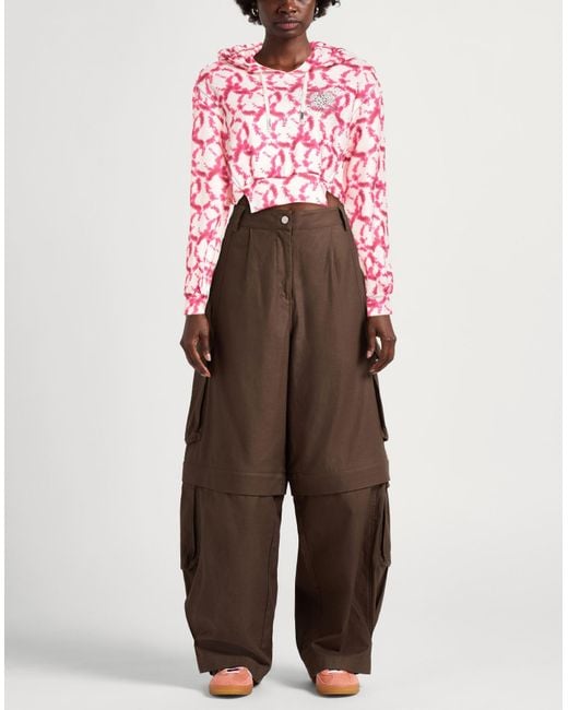 Jijil Red Fuchsia Sweatshirt Polyester, Cotton