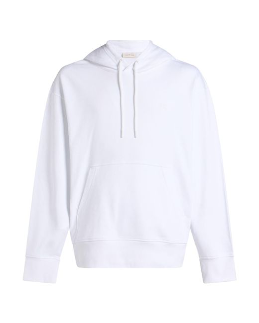 Calvin Klein White Sweatshirt Cotton for men