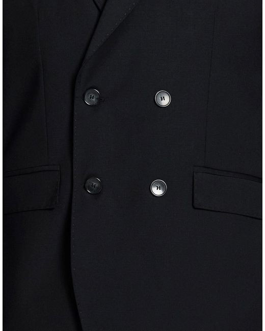 Exte Blue Blazer Polyester, Viscose, Elastane for men