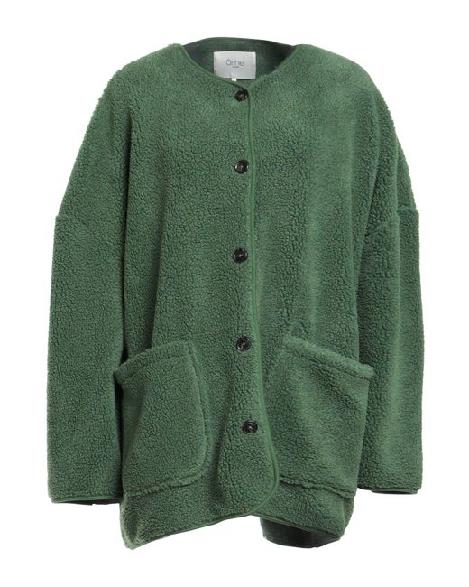 AME ANTWERP Green Shearling & Teddy