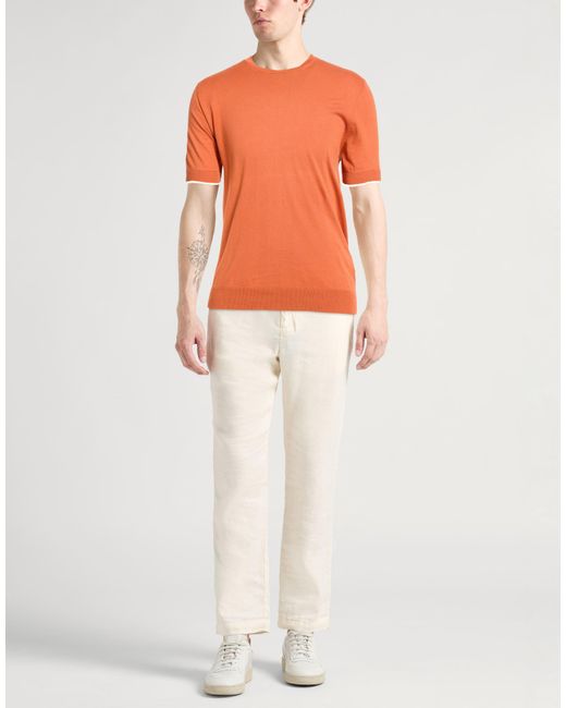 Pullover Paolo Pecora de hombre de color Orange