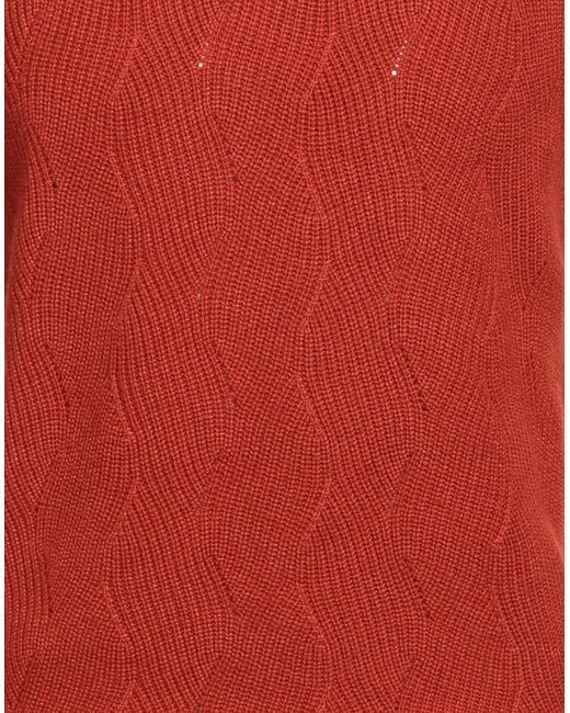 Moorer Red Turtleneck for men