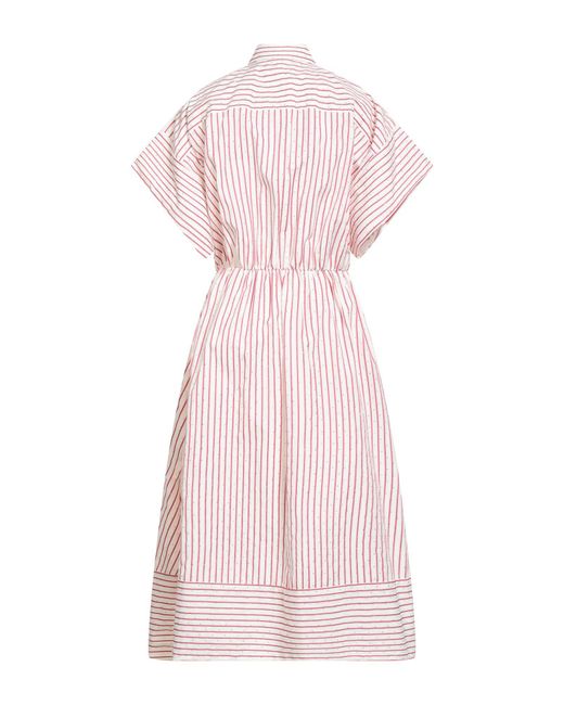 Maje Pink Midi Dress