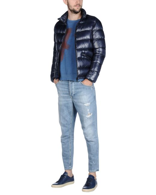 Herno Blue Midnight Puffer Polyamide for men