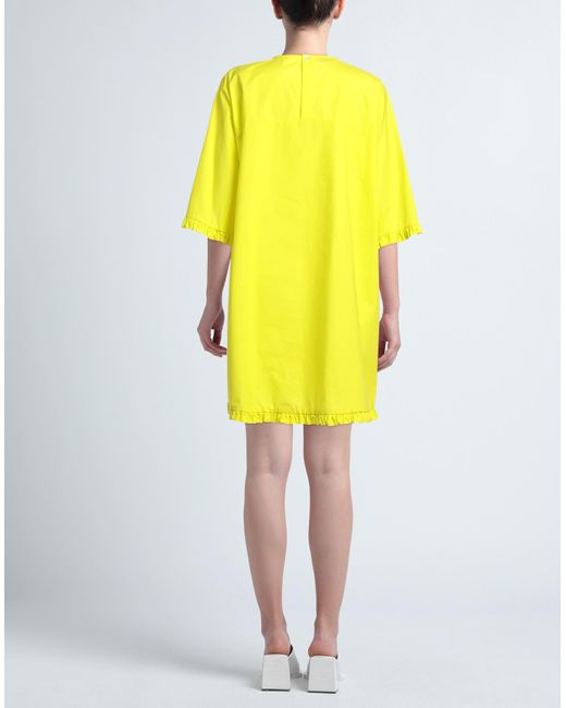 Douuod Yellow Mini Dress