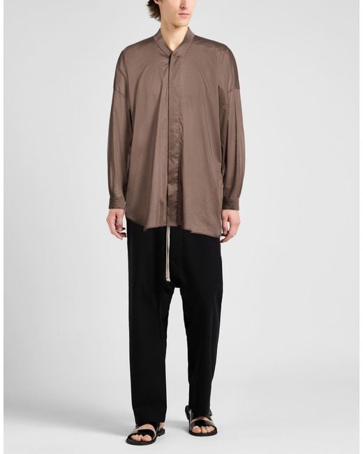 Rick Owens Brown Shirt for men