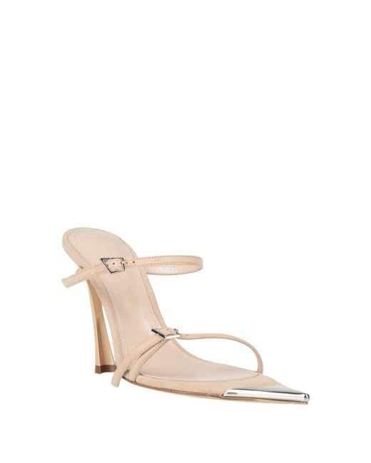 Mugler Natural Sandals