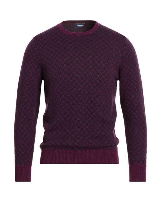 Drumohr Purple Sweaters for men
