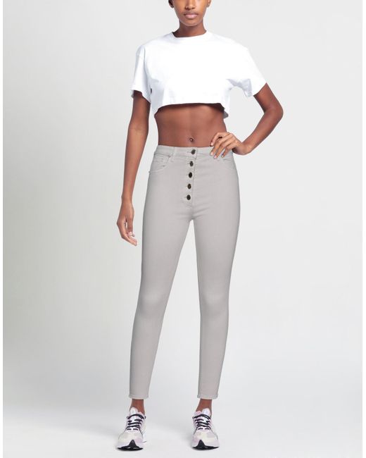 Elisabetta Franchi Gray Trouser