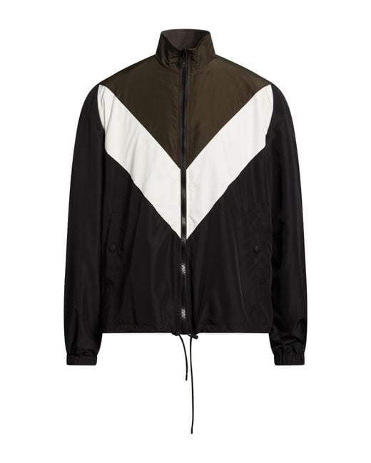 MSGM Black Jacket Polyester for men