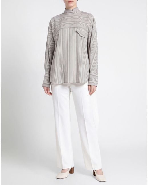 Top Tela de color Gray