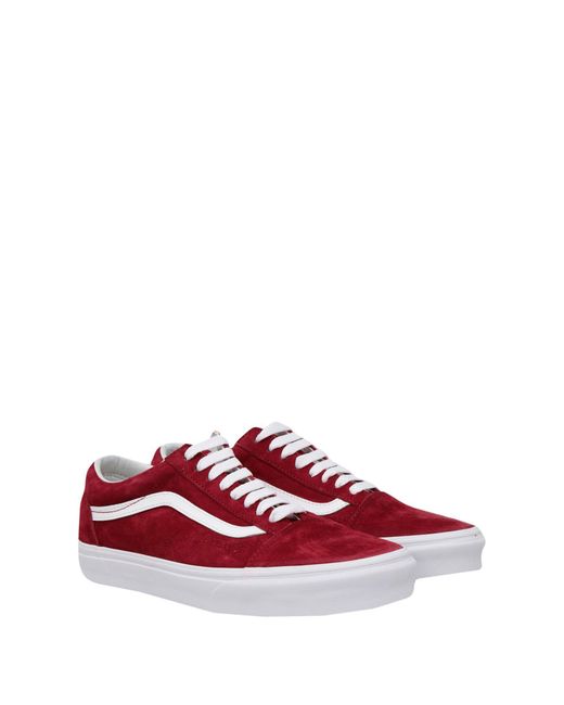 red low top vans