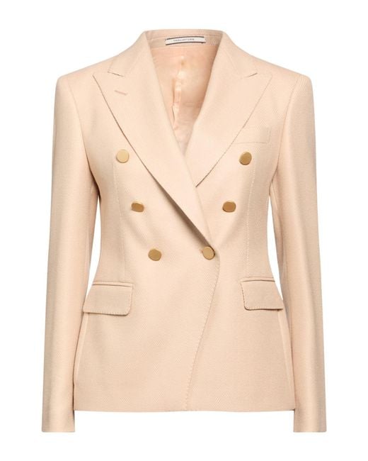 Tagliatore 0205 Natural Blazer Virgin Wool, Polyamide, Elastane