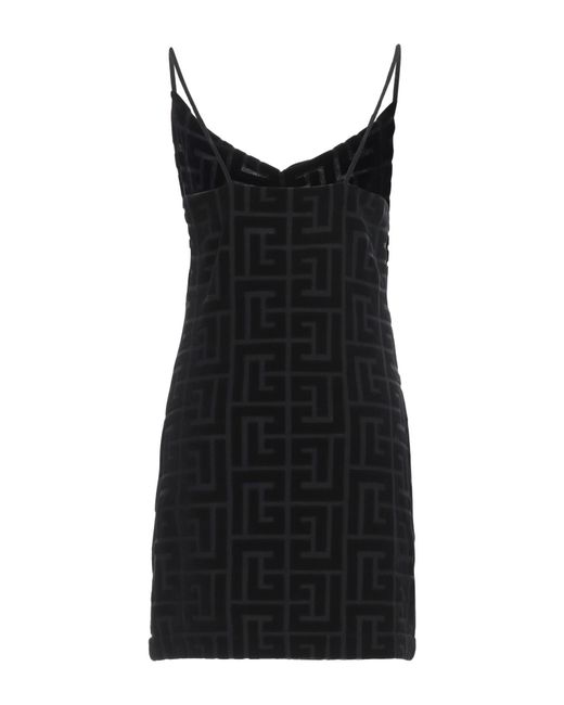 Balmain Black Mini Dress