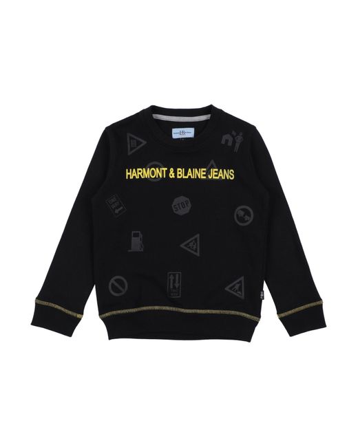 Harmont & Blaine Black Sweatshirt for men
