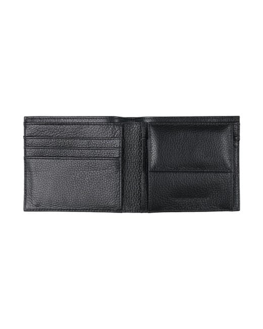 Emporio Armani Black Wallet Leather for men