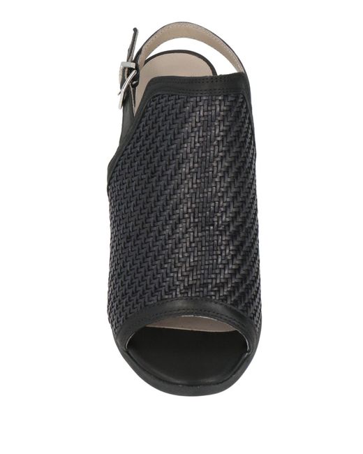 Keys Black Sandals