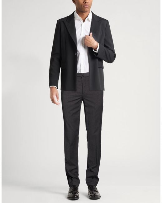 Isaia Gray Pants Wool for men