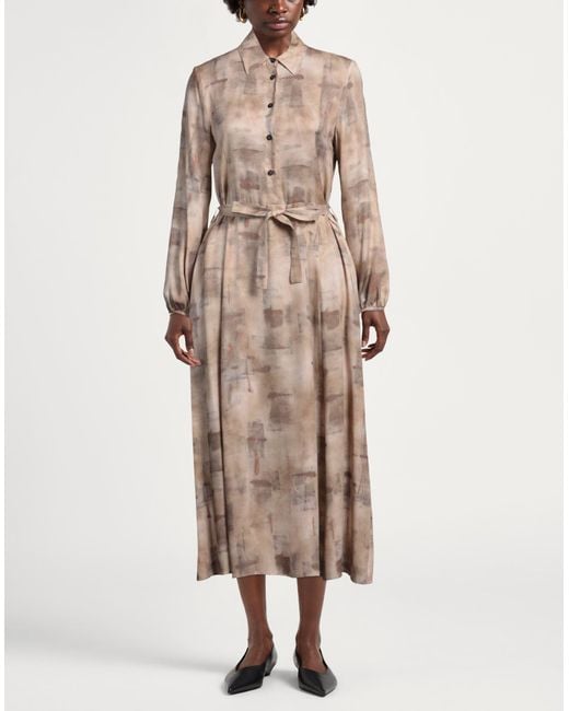 Peserico Natural Midi Dress