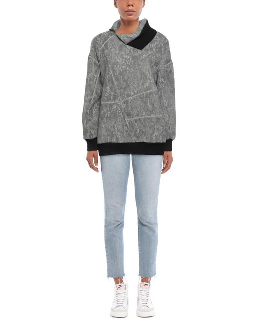 Ixos Gray Light Sweatshirt Cotton, Wool, Virgin Wool, Polyamide