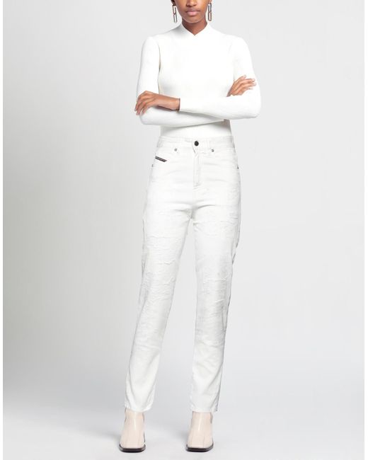 DIESEL White Jeans