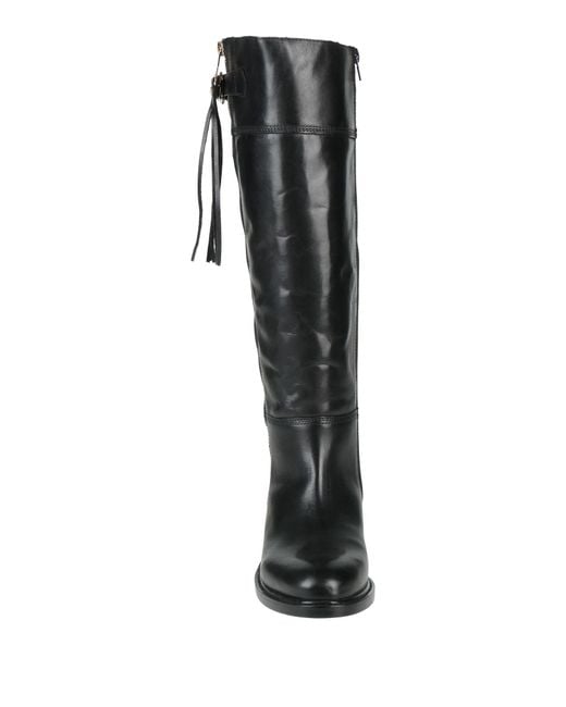 Ovyè Black Boot Leather