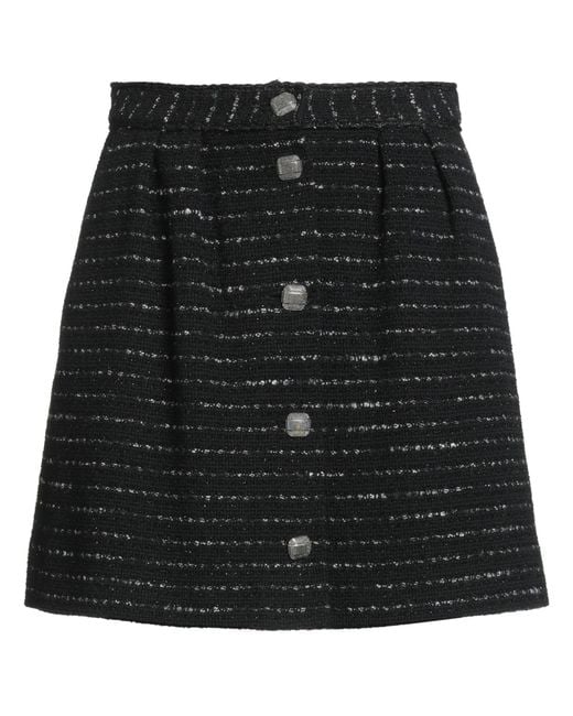 Ba&sh Black Mini Skirt