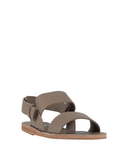 Ancient Greek Sandals White Sandals Leather